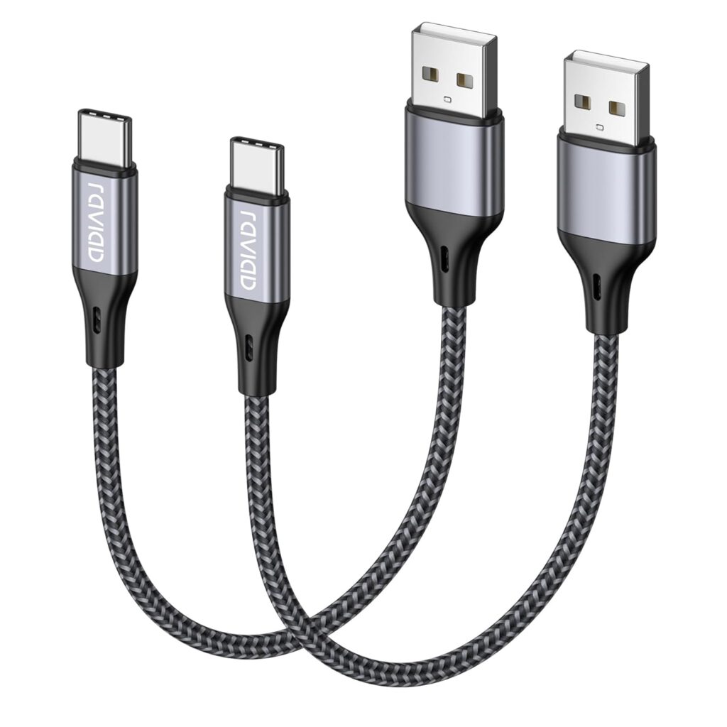 RAVIAD USB C auf USB A Kabel 2Stueck 30CM NGT