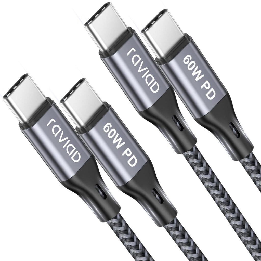 RAVIAD USB C auf USB C Kabel 2Stueck 1M NGT